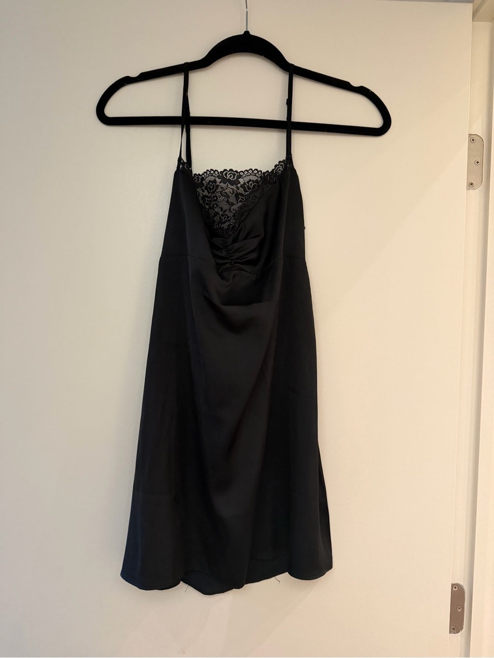 Urban Outfitters Out From Under Sweet Cheeks Lace-Back Satin Slip - Picture 5 of 9